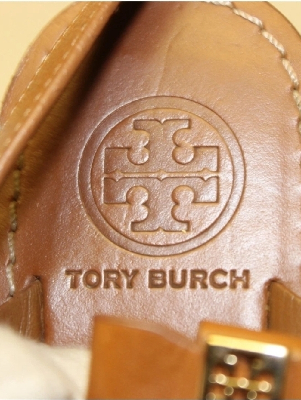 Tory Burch Kira Gladiator Sandals Womens Size 7 M Leather Buckle Strappy Shoes - Picture 11 of 13